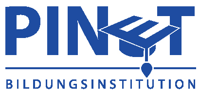 Das Bild zigt das Logo von PINET Bildungsinstitution.